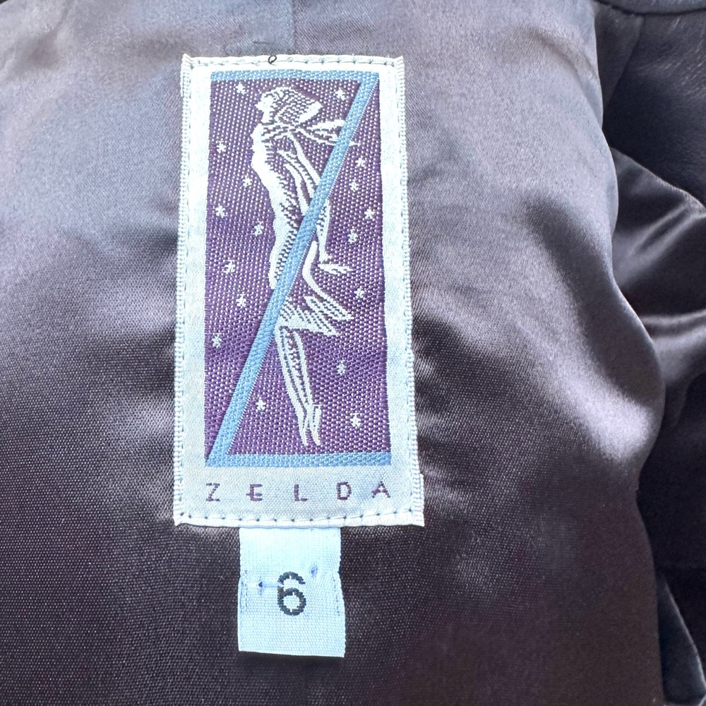 Zelda Genuine Leather Jacket 6 - Picture 9 of 11